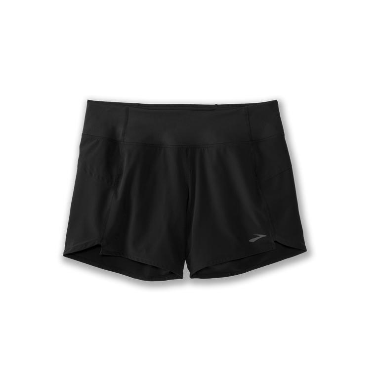 Brooks Chaser 5 Running Shorts - Women's - Black (98064-NLKM)